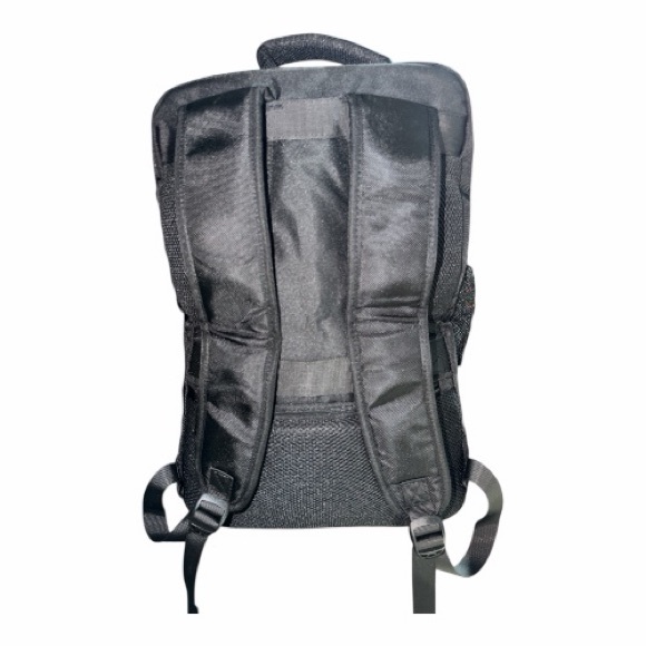 Matien Black Backpack Carry On Travel Bag 17 inch New - Picture 3 of 13